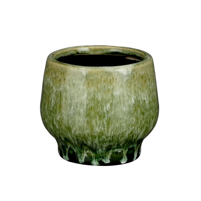 Monta Pot Round Green (H7.5cm)