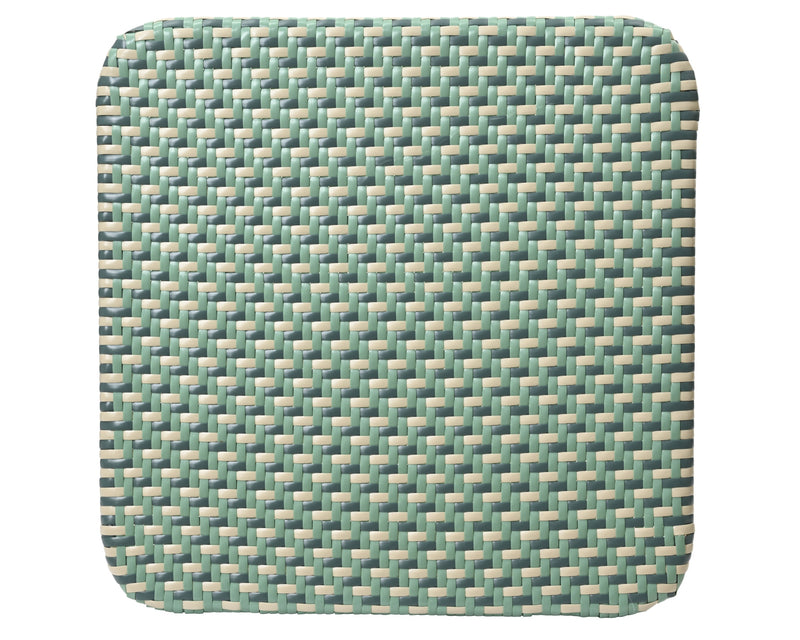 Montpellier wicker aqua outdoor bistro set