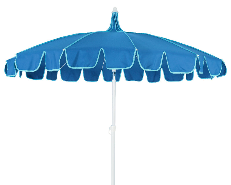 Outdoor Parasol - 1.95 metre Blue