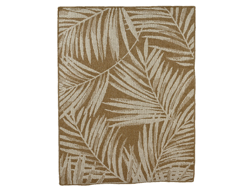 Outdoor Rug - Leaf Print - 2m x 1.5m