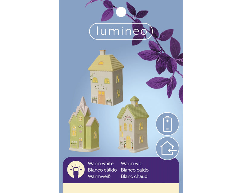 LED house porcelain - sold separately