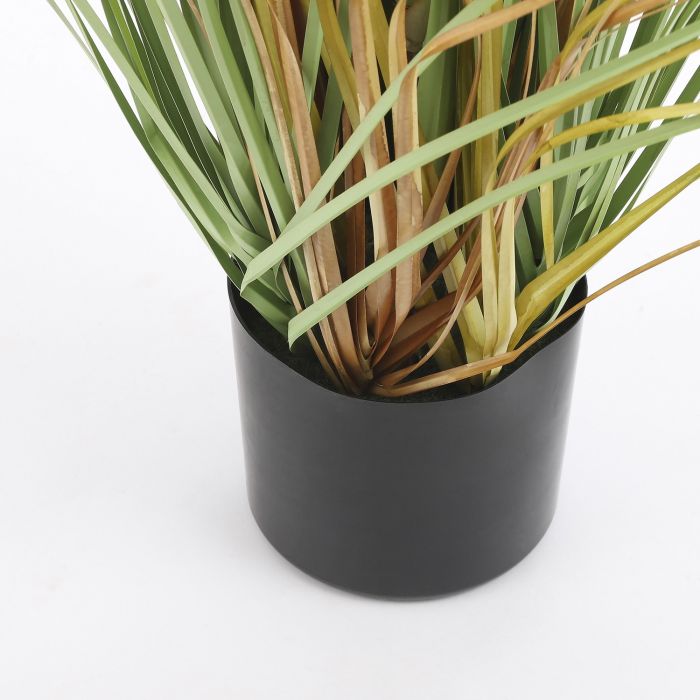 Artificial Plume Grass Foxtail White Pot (H120xD45)