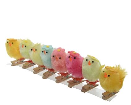 Colorful Chenille Chicks