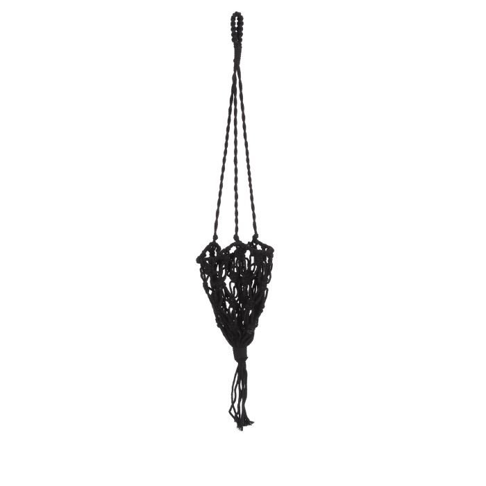 Pot Holder Hanging - Black (H70XD14CM)