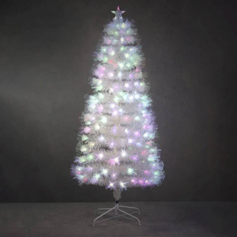 Fibre Optic Grenville Christmas Tree (225cm) — Newlands Garden Centre