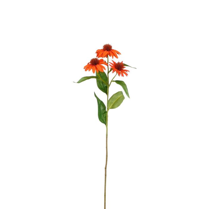 Artificial Echinacea Decorative Flower - Dark Orange