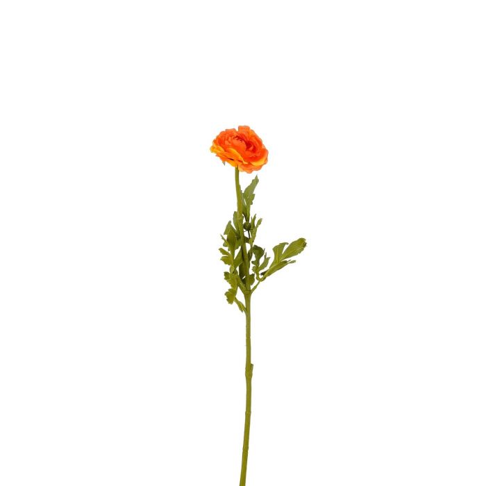 Artificial Ranunculus Decorative Flower - Orange