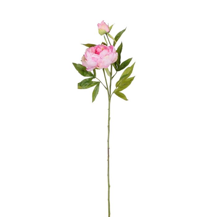 Artificial Decorative Peony Flower - Pink (71x13cm)