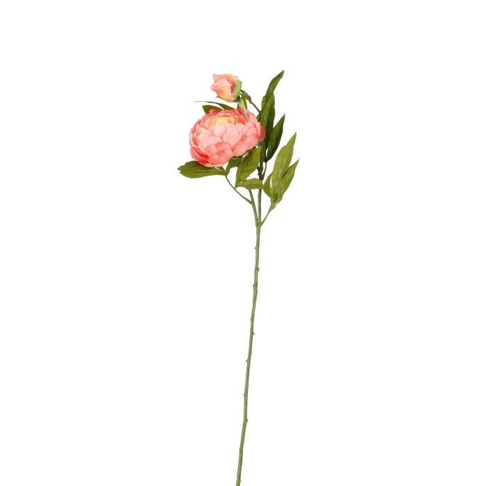 Artificial Decorative Peony Flower - Peach (71x13cm)