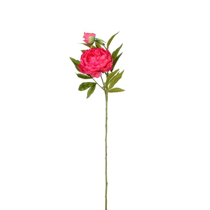 Artificial Decorative Peony Flower - Fuchsia (71x13cm)