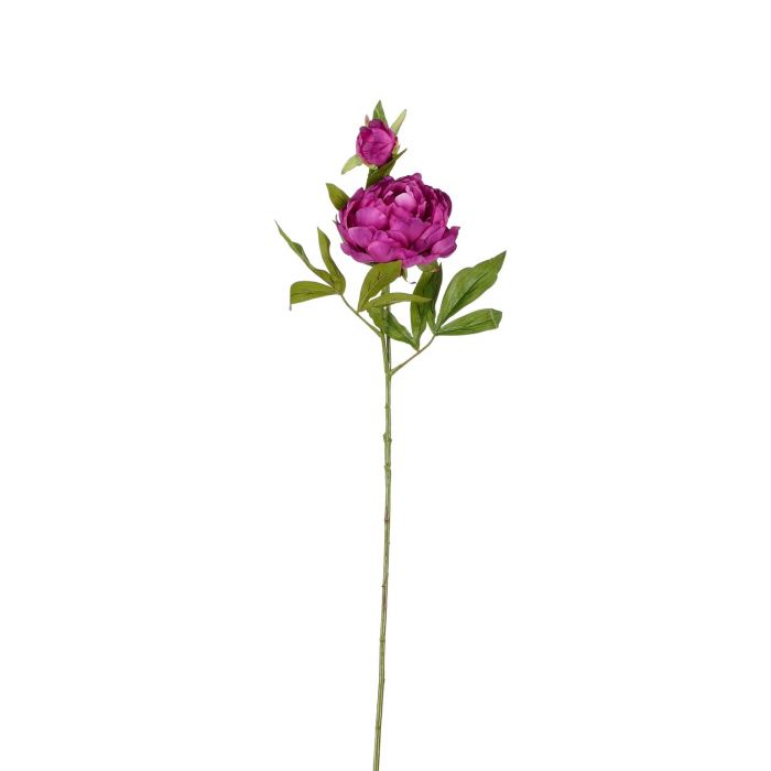 Artificial Decorative Peony Flower - Purple (71x13cm)