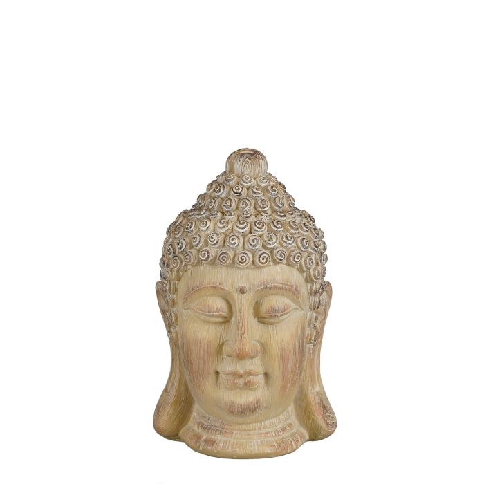 Buddha Head - Taupe (L9xW11xH16cm)