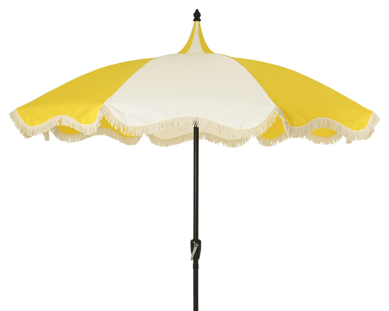 Parasol outdoor yellow