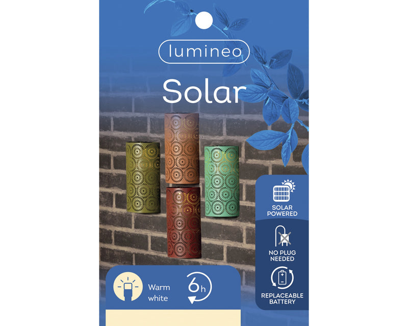 Solar wall light metal - sold separately