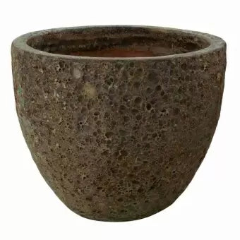 Volcano pot round green (H48xD56cm)