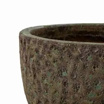 Volcano pot round green (H48xD56cm)