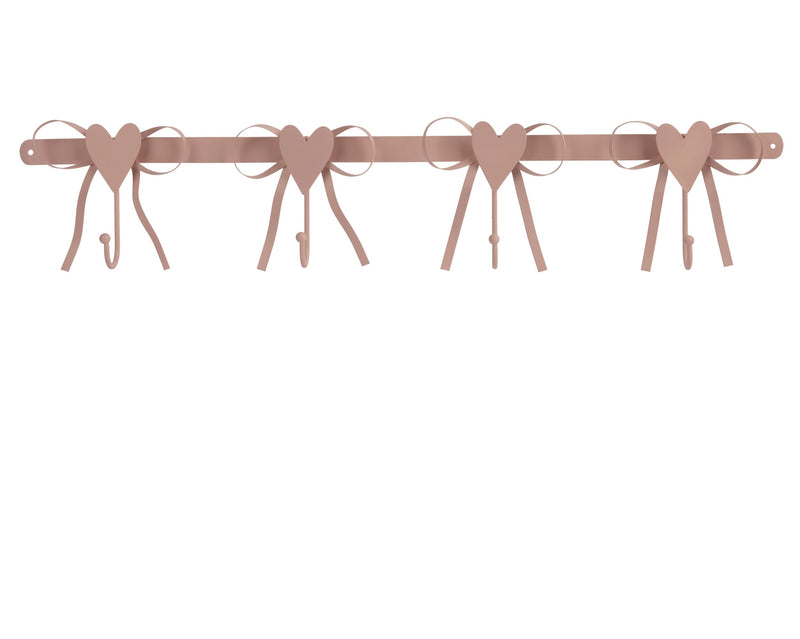 Coat rack Metal w bow