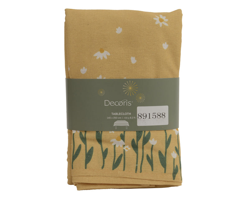 Tablecloth daisy pattern