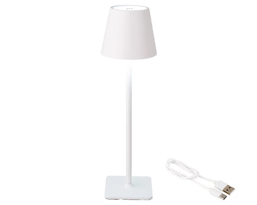 LED Floor Lamp - Battery Operated - White (37x11cm)