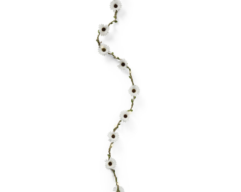 Flower Garland with Micro LED lights - Battery Operated - Sold Separately