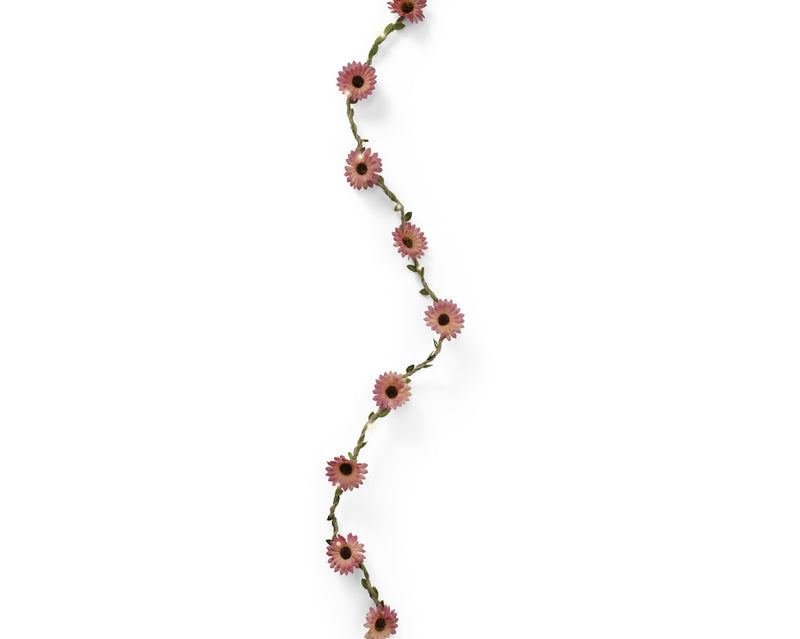 Flower Garland with Micro LED lights - Battery Operated - Sold Separately