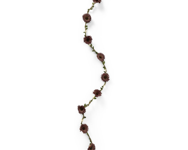 Flower Garland with Micro LED lights - Battery Operated - Sold Separately