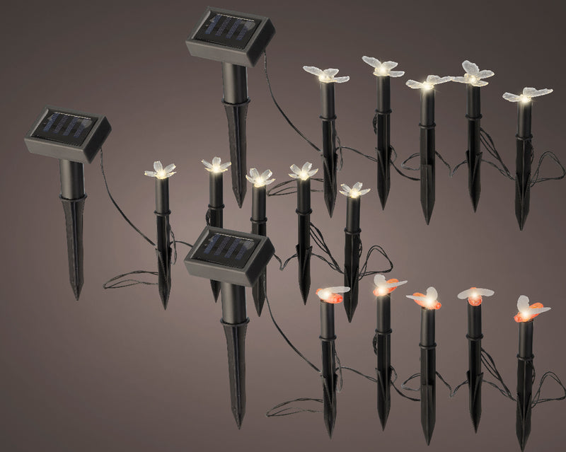 Lumino - Solar Stake with butterflies/bees