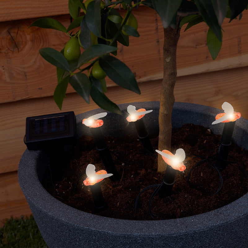Lumino - Solar Stake with butterflies/bees