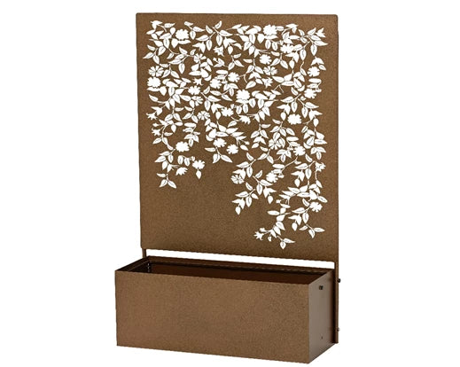 Metal Planter - Brown (118x28cm)