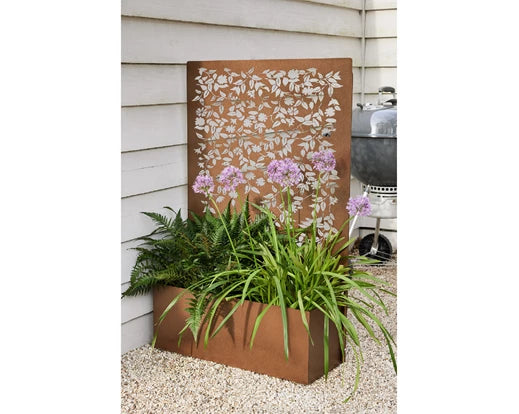 Metal Planter - Brown (118x28cm)