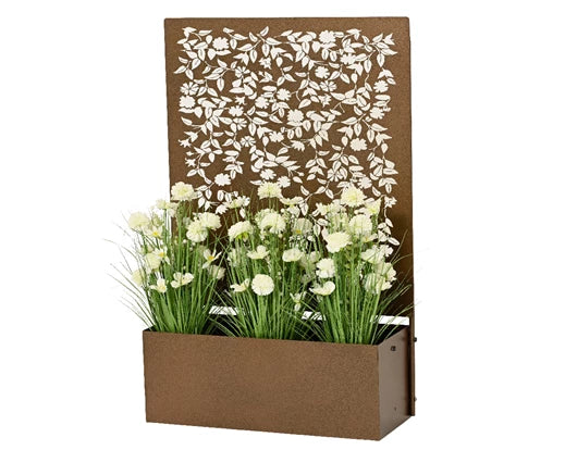 Metal Planter - Brown (118x28cm)