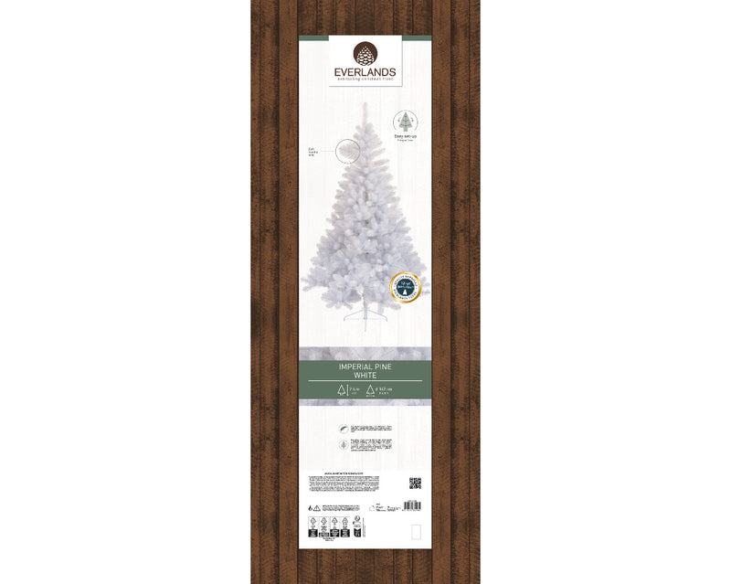8 Foot Imperial Pine White Artificial Christmas Tree (147cm x 240cm)