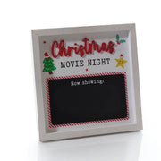 Christmas Movie Night Easel Chalkboard