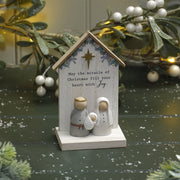 May the Miracle of Christmas Wooden Block