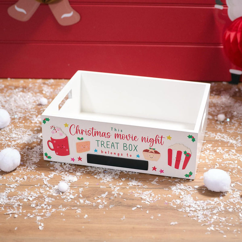 Personalised Christmas Movie Night Treat Box
