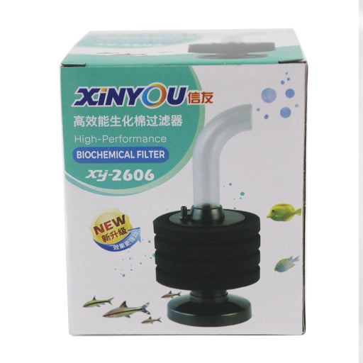 Aquarium Sponge Bio Filter XY-2606 – Black, Up to 80L