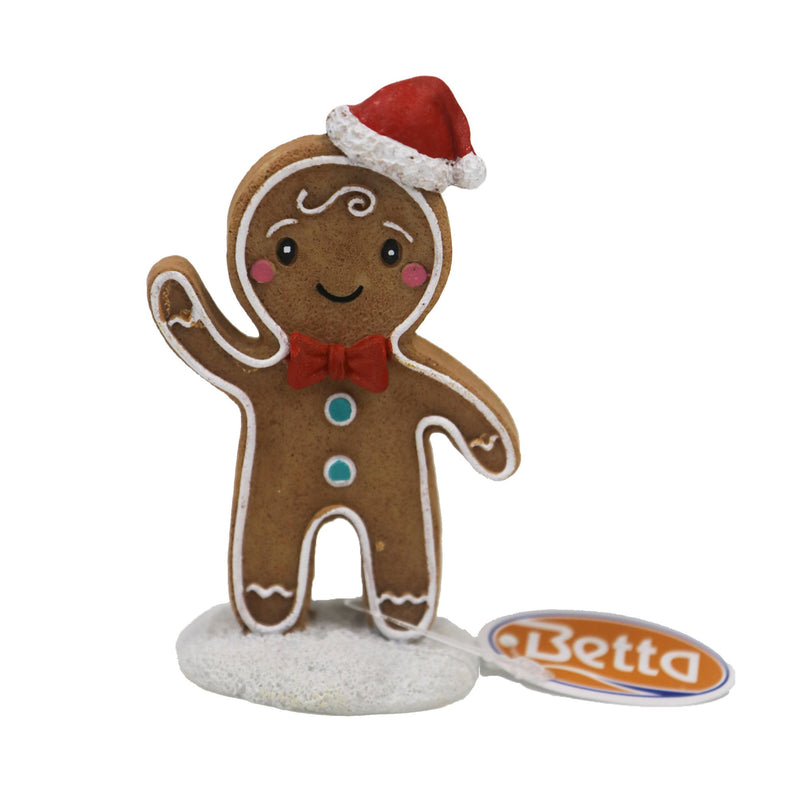 Betta Festive Gingerbread Man Aquarium Ornament