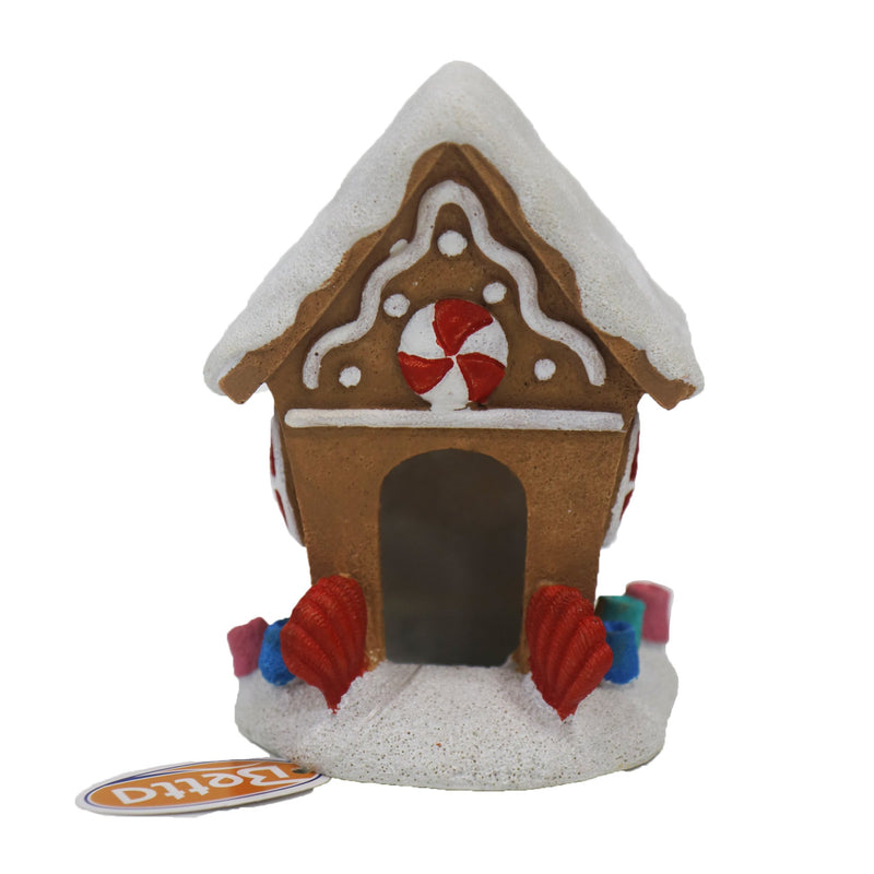 Betta Gingerbread House Aquarium Ornament
