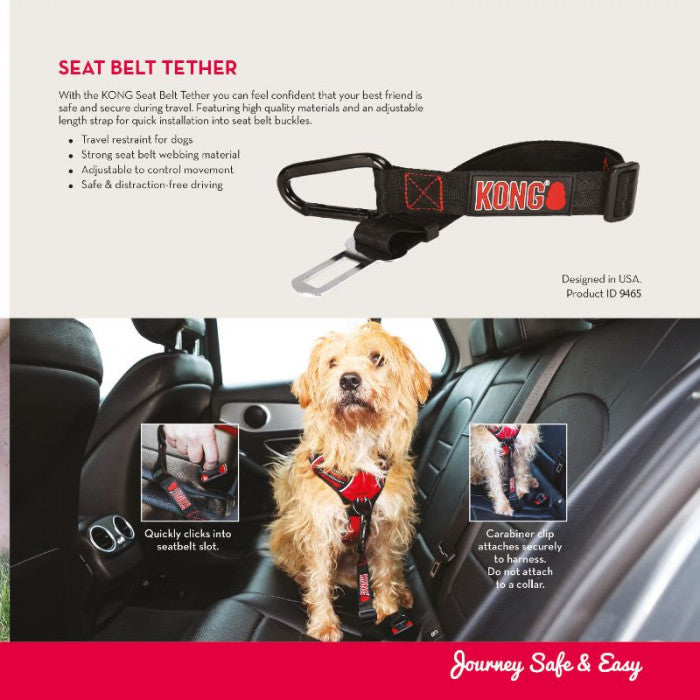 KONG Travel Seat Belt Tether