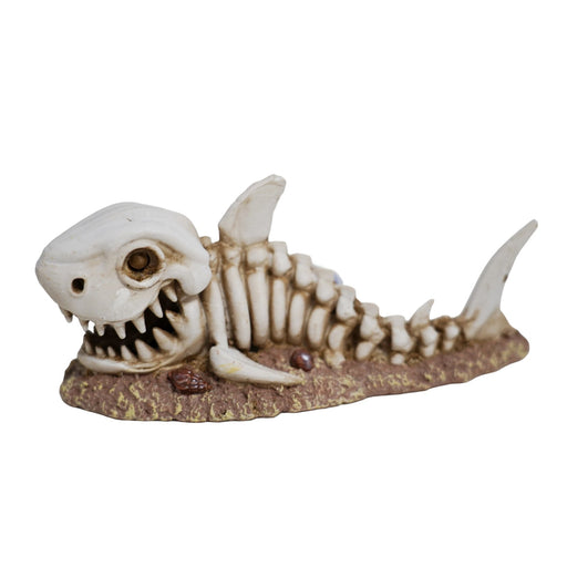 Betta Shark Skeleton Aquarium Ornament – 16.5 × 6.5 × 6.5cm