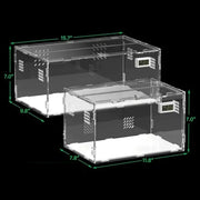 Hygger horizontal acrylic enclosure range – detail view