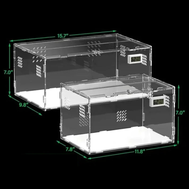 Hygger horizontal acrylic enclosure range – detail view