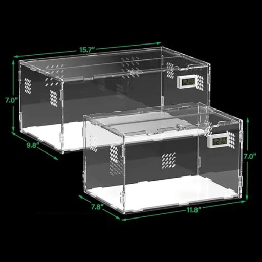 Hygger horizontal acrylic enclosure range – detail view