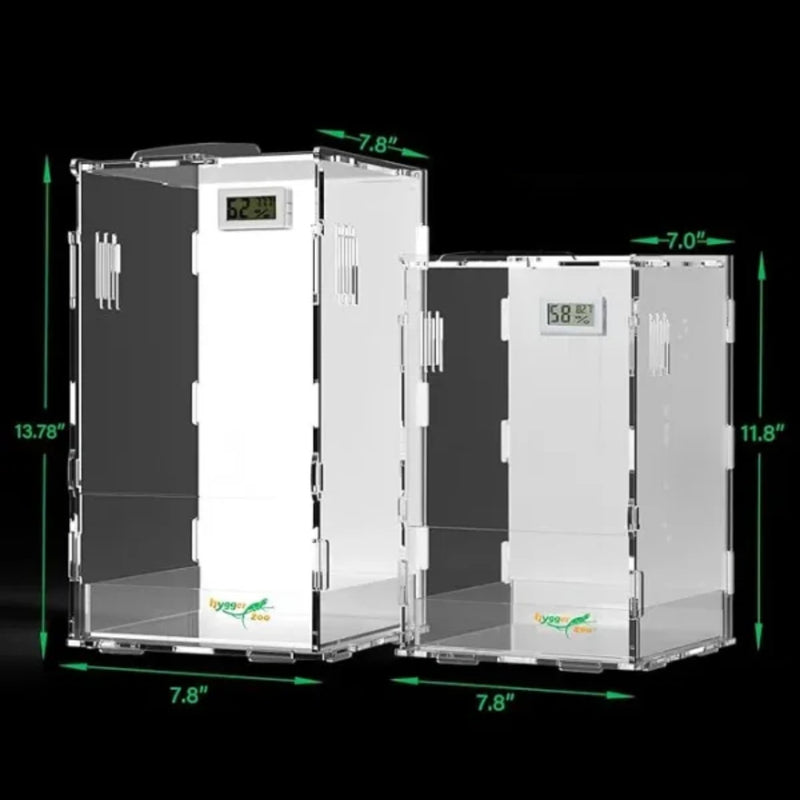 Hygger vertical acrylic enclosure range – detail view