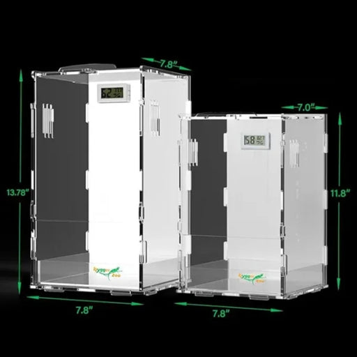 Hygger vertical acrylic enclosure range – detail view
