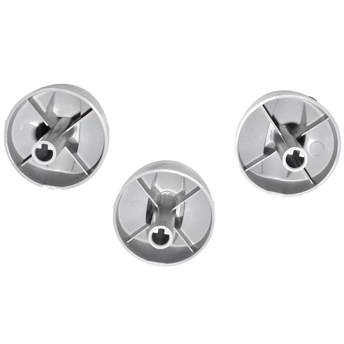 Weber Spirit Gray Gas/Heat Control Knobs - 3pc.