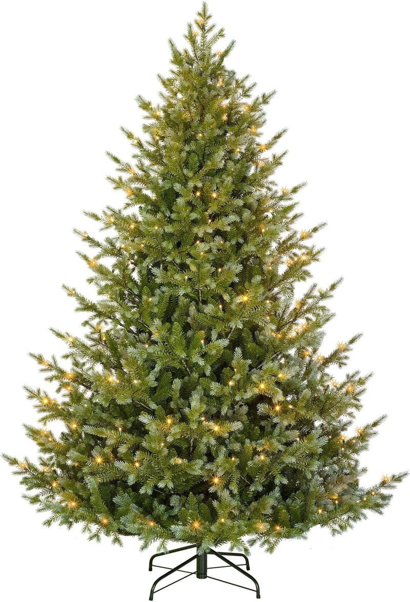 9 Foot Ardley Pre-Lit Artificial Christmas Tree with 900 Warm White Lights (Width 170cm)
