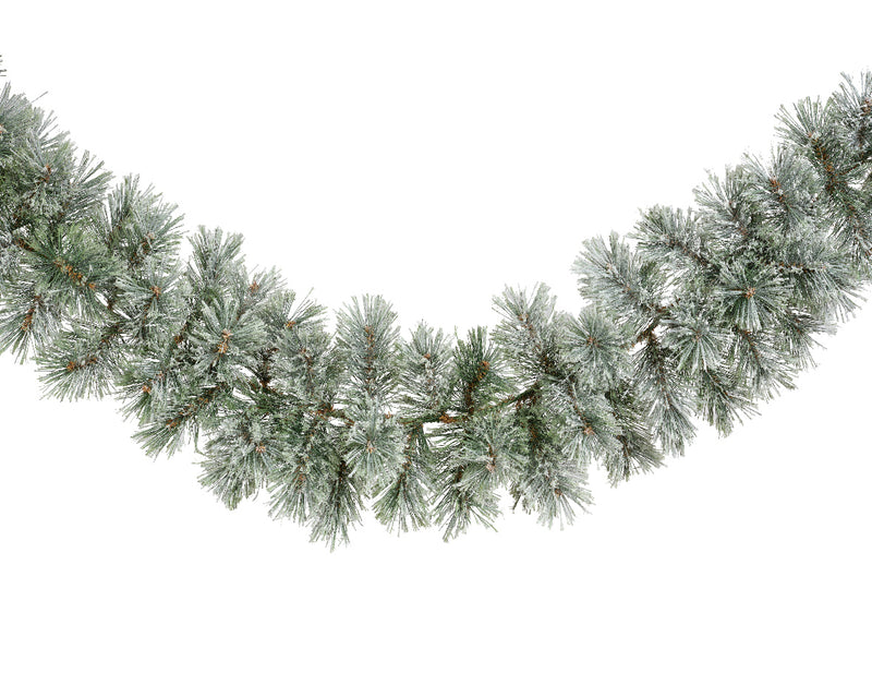 9 Foot Cashmere Christmas Garland With Frosted Finish (25cm x 270cm)