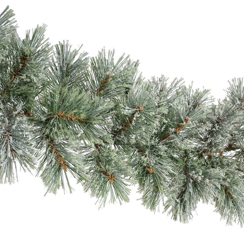 9 Foot Cashmere Christmas Garland With Frosted Finish (25cm x 270cm)