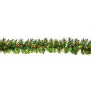 9 Foot Pre-Lit Everyday Christmas garland with 50 warm white LEDs